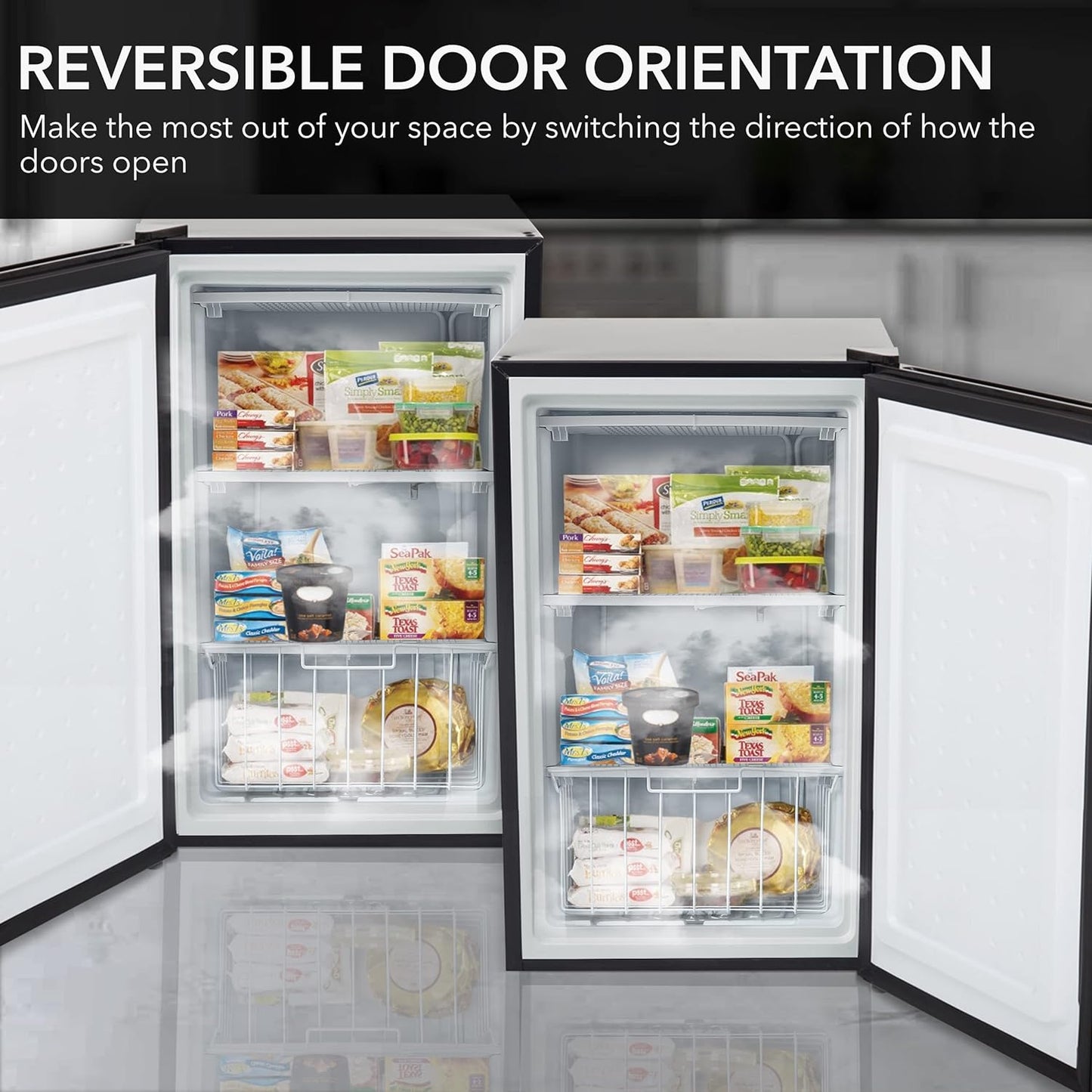CUF-301SS Energy Star 3.0 Cubic Feet Upright Freezer, 3, Stainless Steel